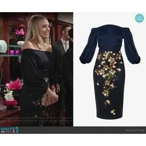 Ted Baker Dresses Ted Baker Beaa Arboretum Off The Shoulder